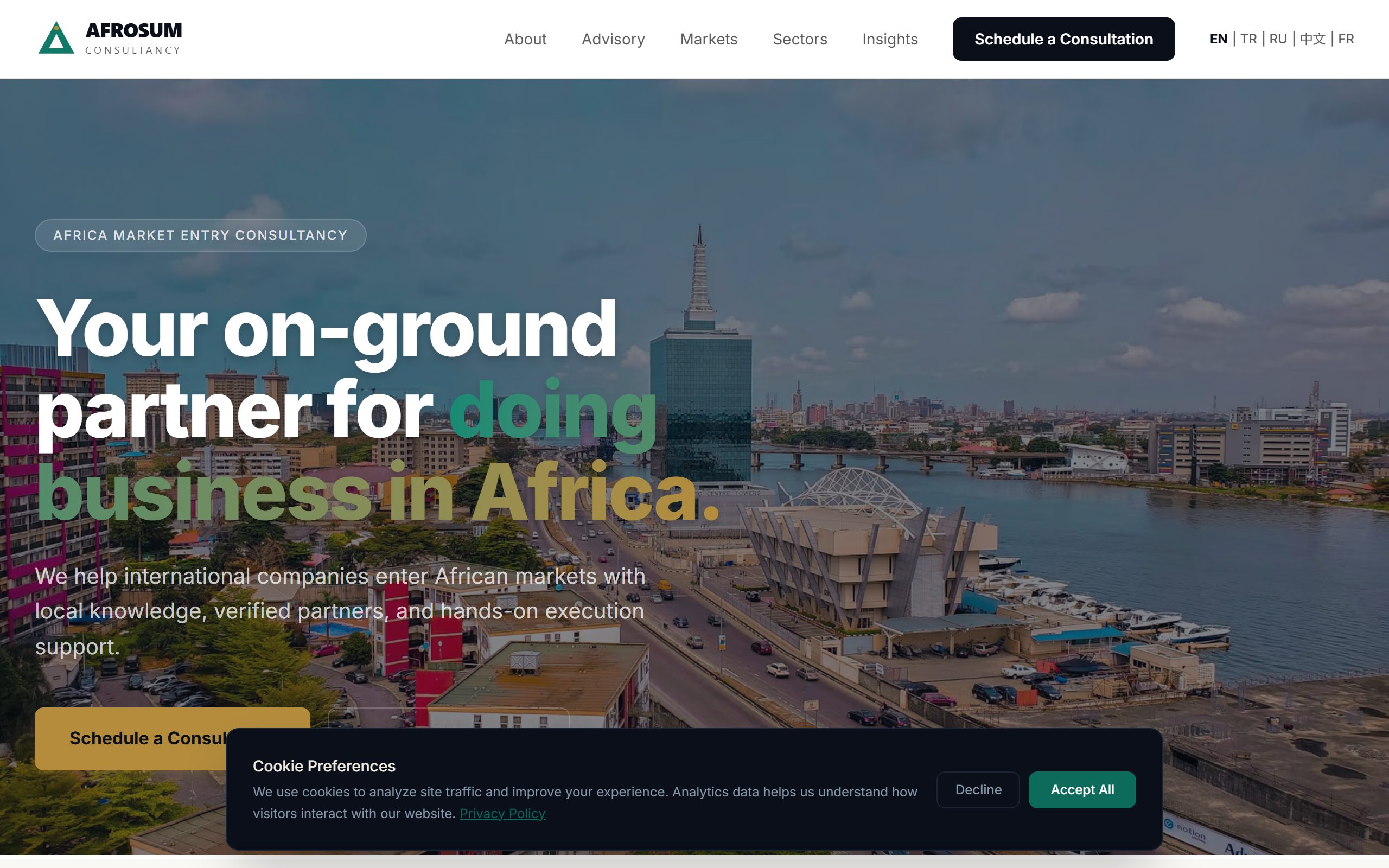 Afrosum Consultancy screenshot